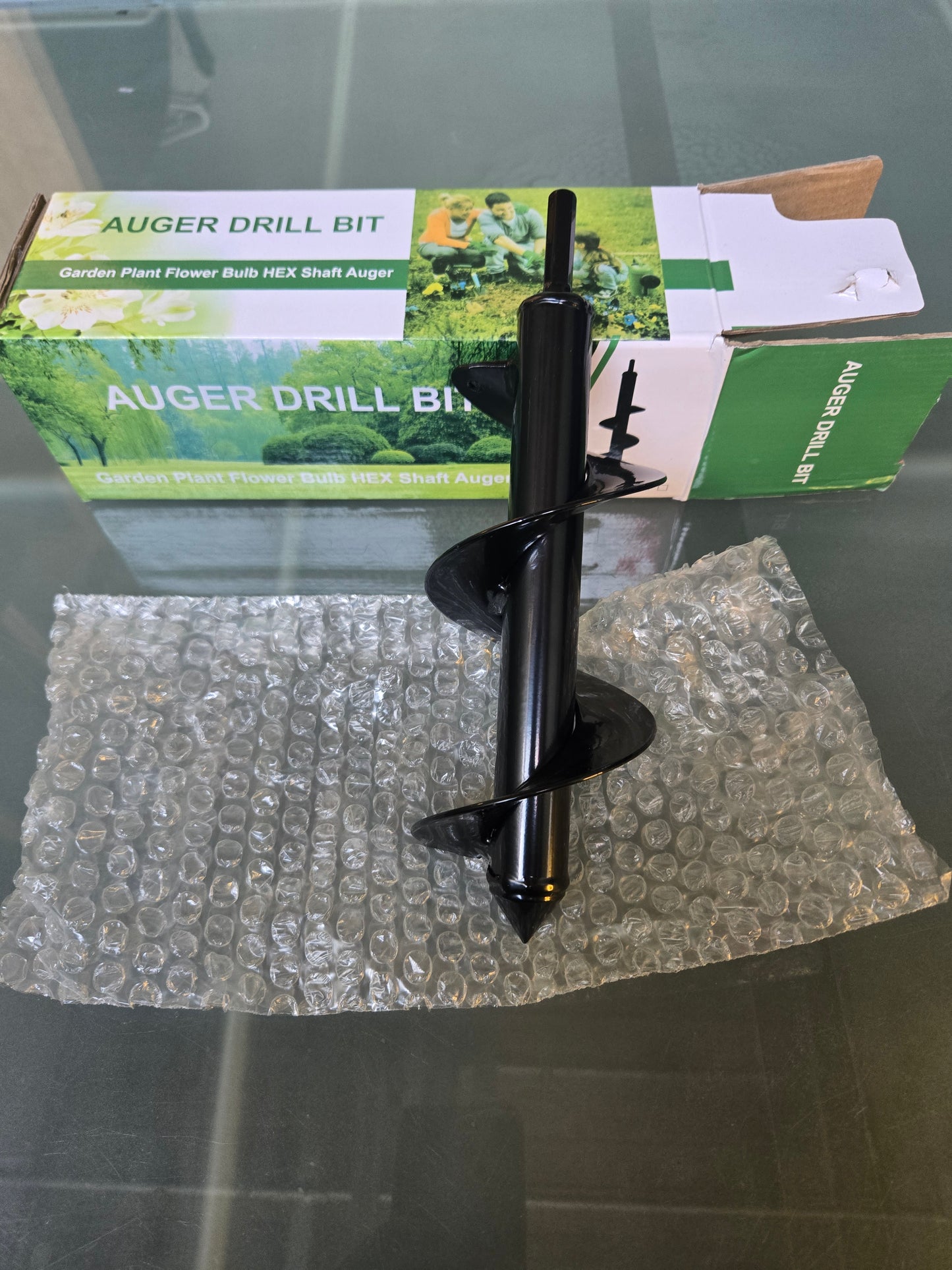 Drill-Powered Bulb Planter - Auger