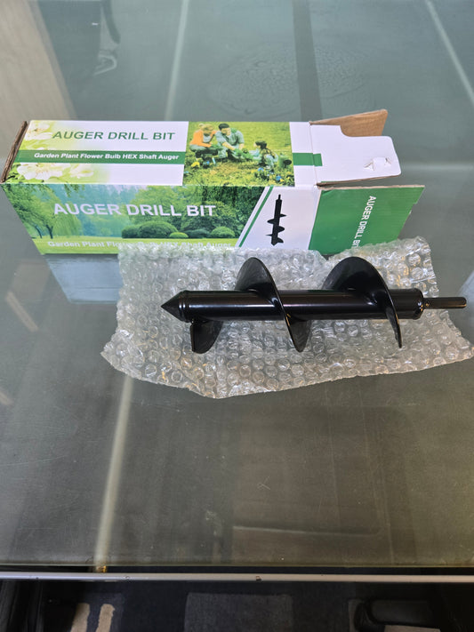 Drill-Powered Bulb Planter - Auger - Flowerbulbsrus.com
